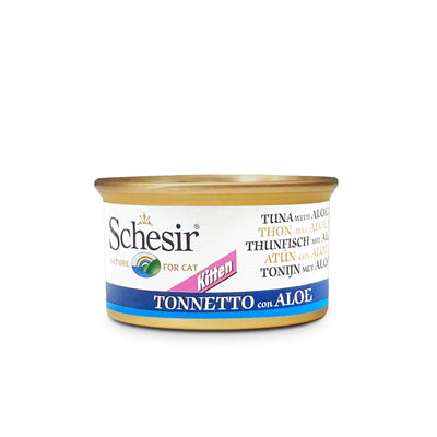 Schesir - Complementary Wet Food for Kittens - Tuna with Aloe 85g