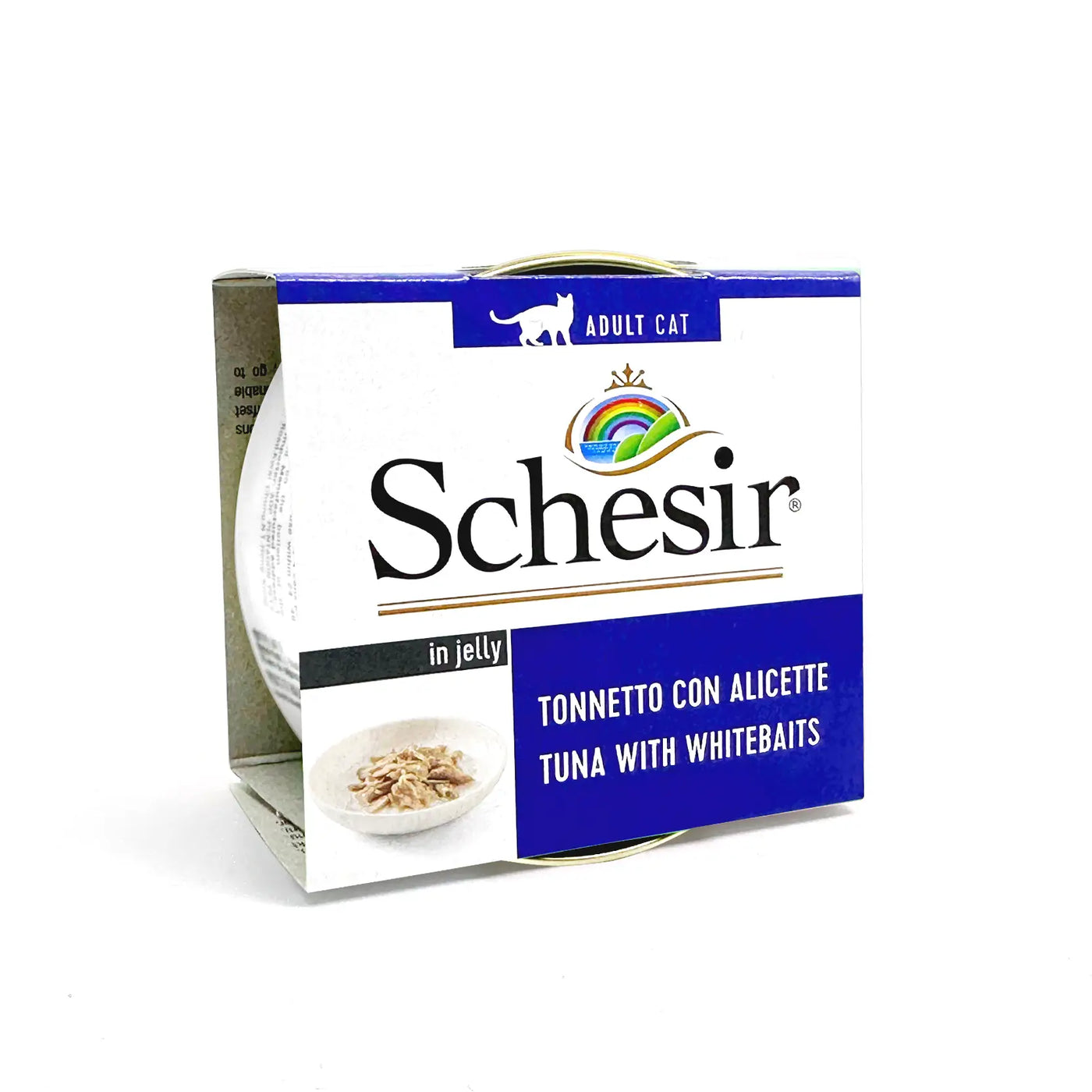 Schesir - 啫喱系列 吞拿魚白飯魚飯貓主食罐 85克