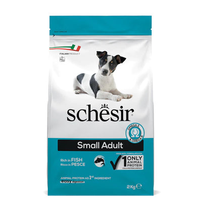 Schesir - 天然小型犬成犬乾糧 (魚味)