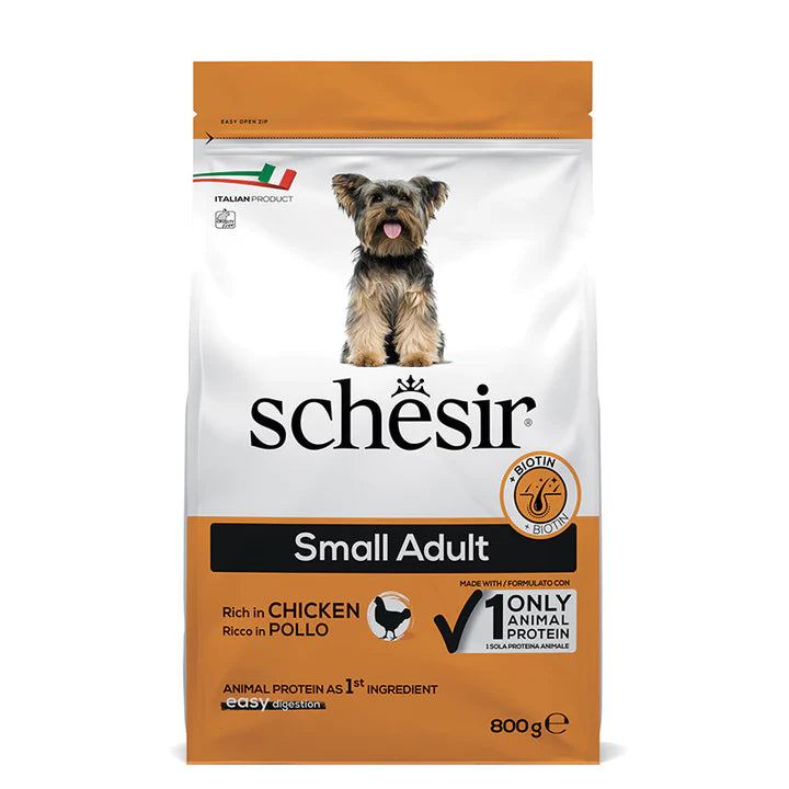 Schesir - 天然小型犬成犬乾糧 (雞肉味)