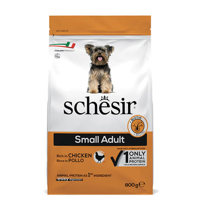 Schesir - 天然小型犬成犬乾糧 (雞肉味)