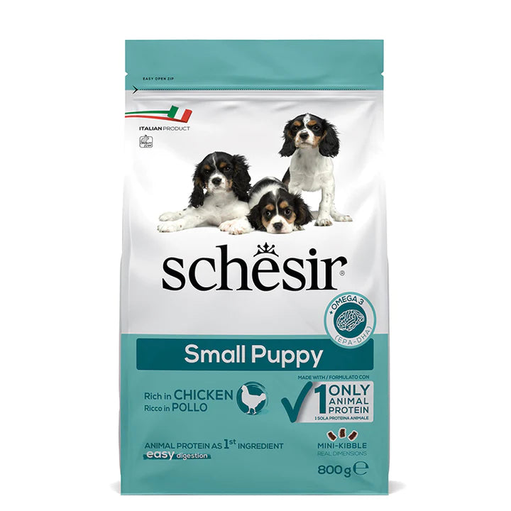 Schesir - 天然小型犬幼犬乾糧 (雞肉味)