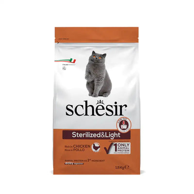 Schesir - Sterilized & Light Cat Food With Chicken