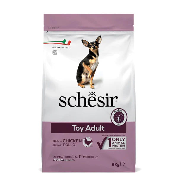 Schesir - Toy Adult Maintenance Dog Food - Chicken