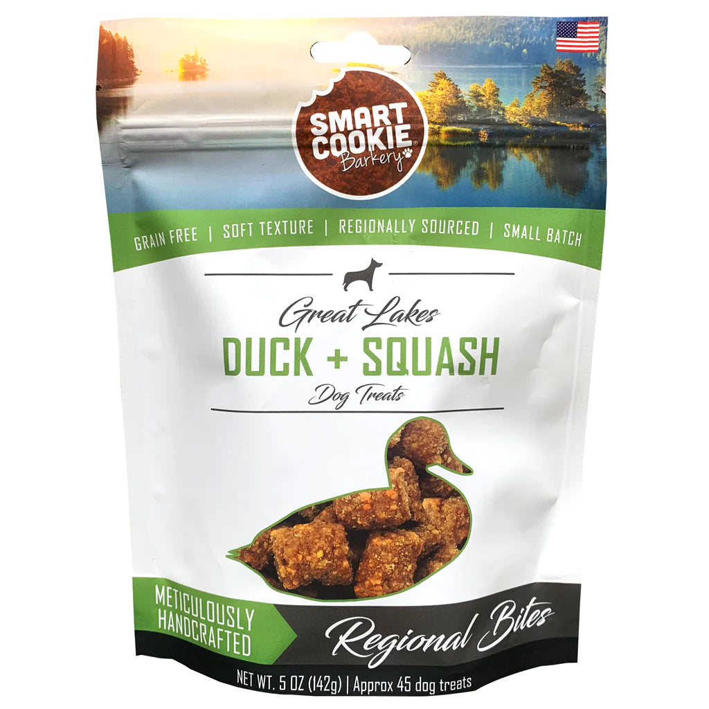Smart Cookie Barkery Soft & Chewy Treats Duck & Squash 142g Vetopia