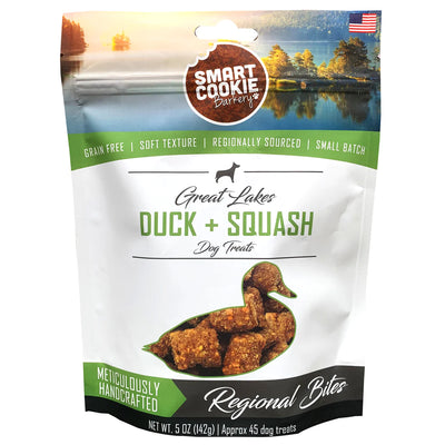Smart Cookie Barkery Soft & Chewy Treats - Duck & Squash 142g
