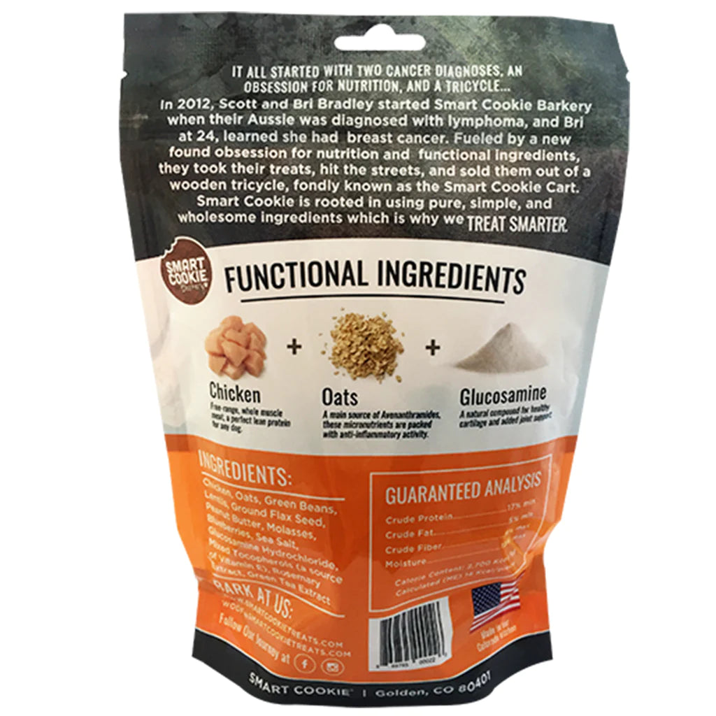 Smart Cookie Barkery Funtional Dog Treats - Chicken Hip & Joint 227g