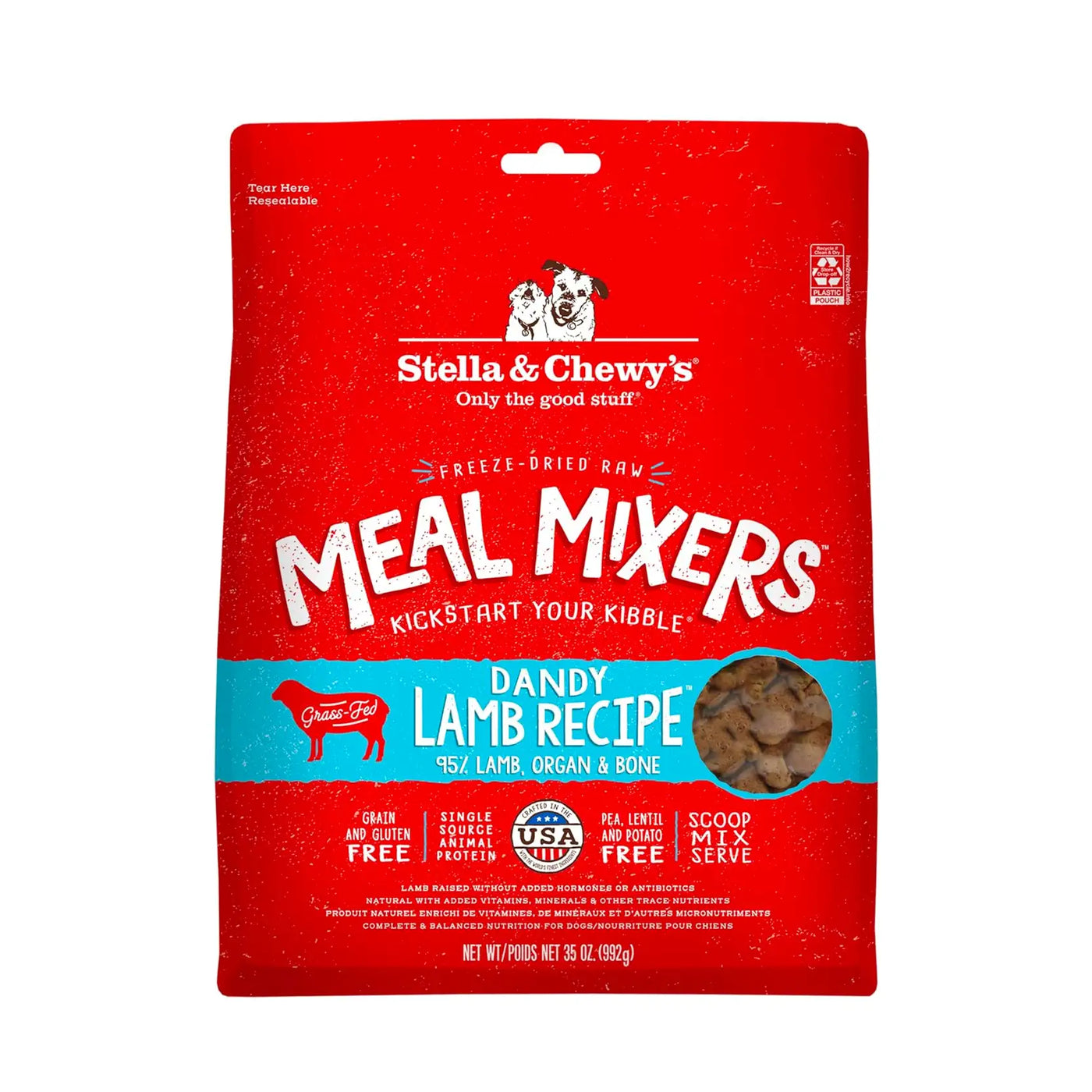 Stella & Chewy's Freeze Dried Dandy Lamb Meal Mixers - Vetopia
