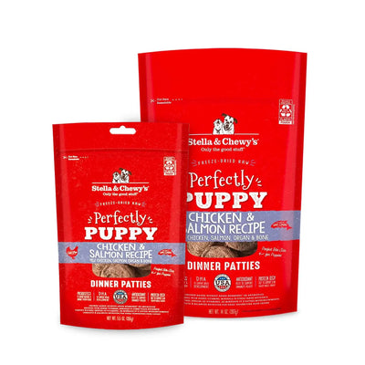 Stella & Chewy's - Freeze Dried Perfectly Puppy Chicken & Salmon Dinner Patties