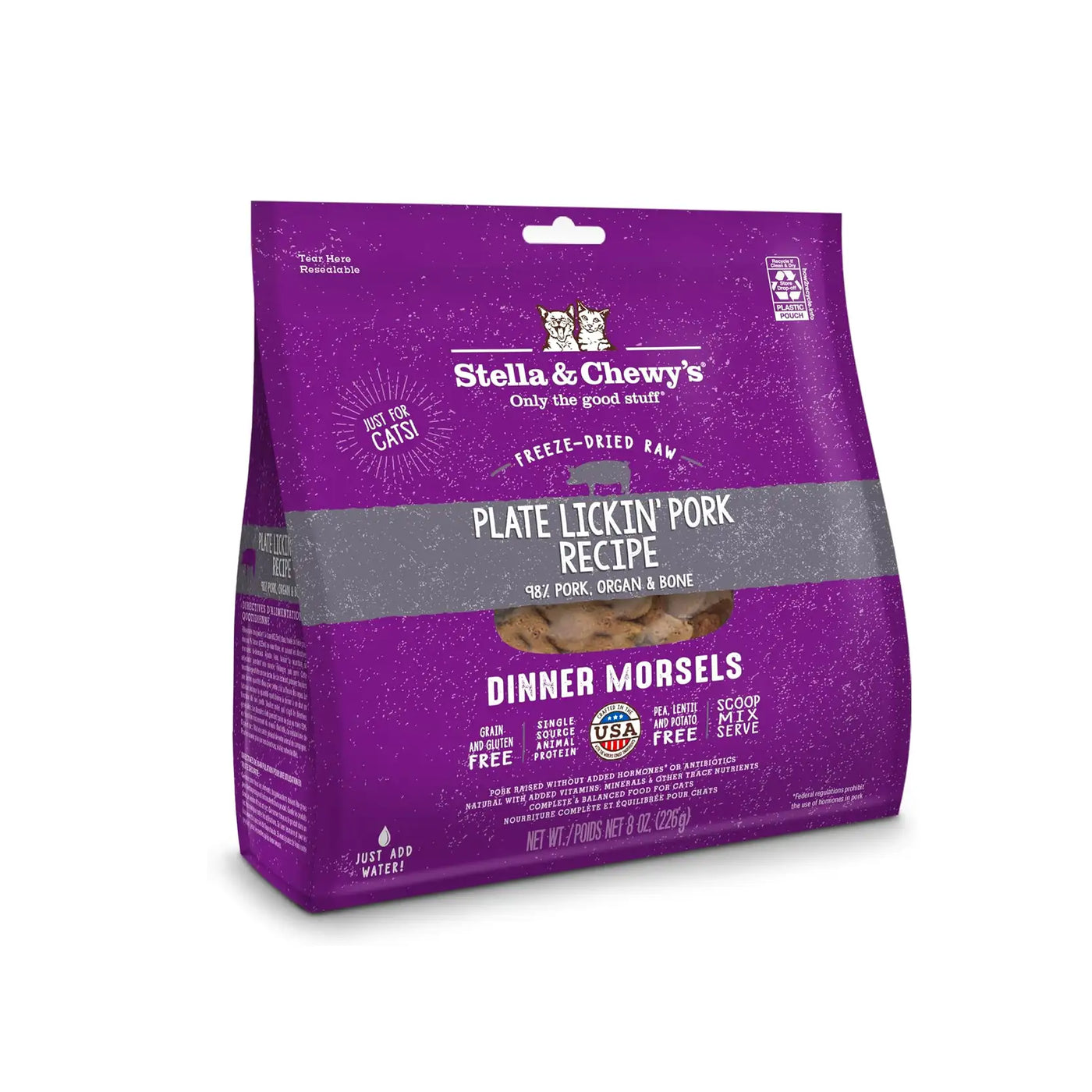 Stella & Chewy's | Pork Freeze-Dried Raw Dinner for Cats | Vetopia