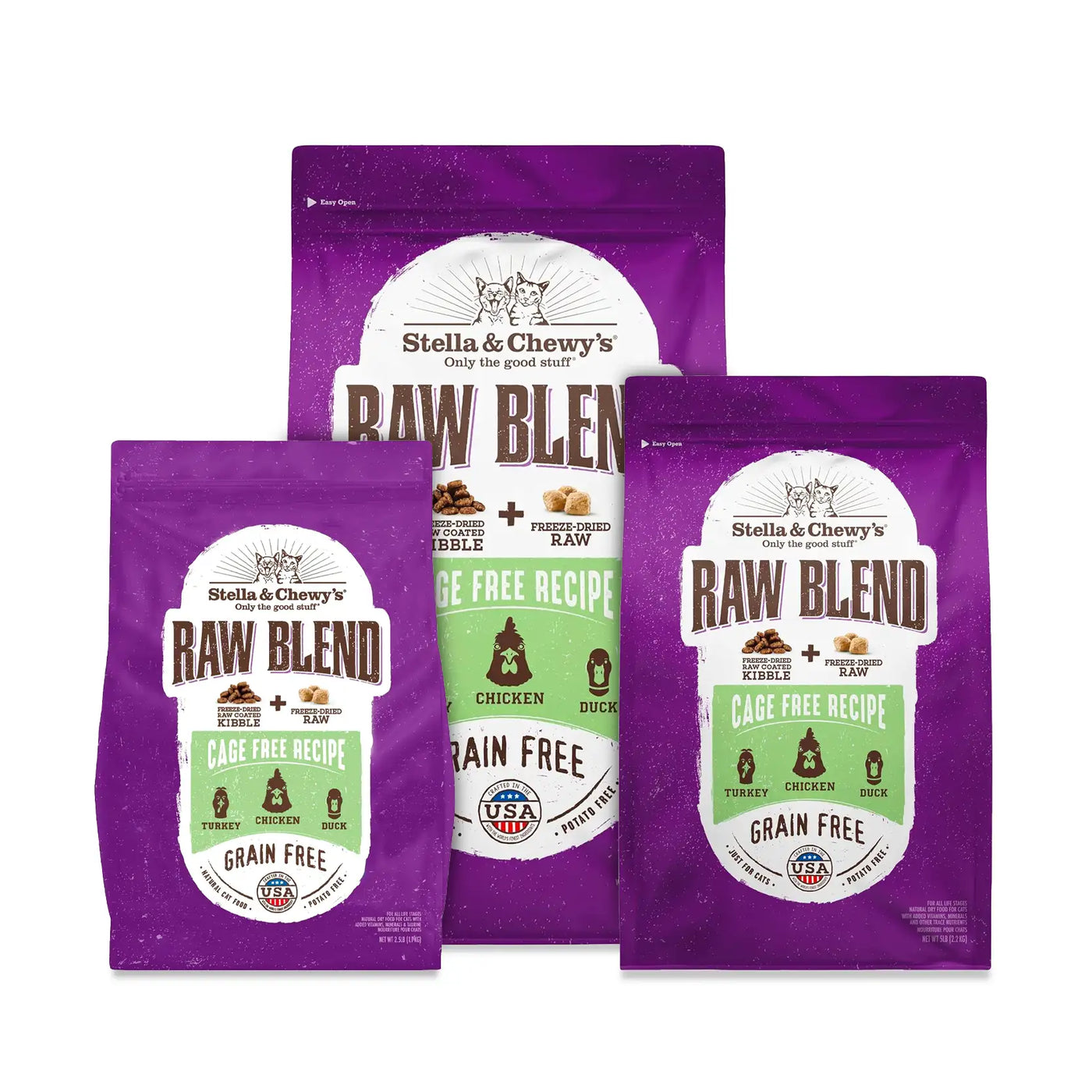 Stella & Chewy's - Freeze Dried Raw Blend Kibble for Cats (Cage Free Recipe)