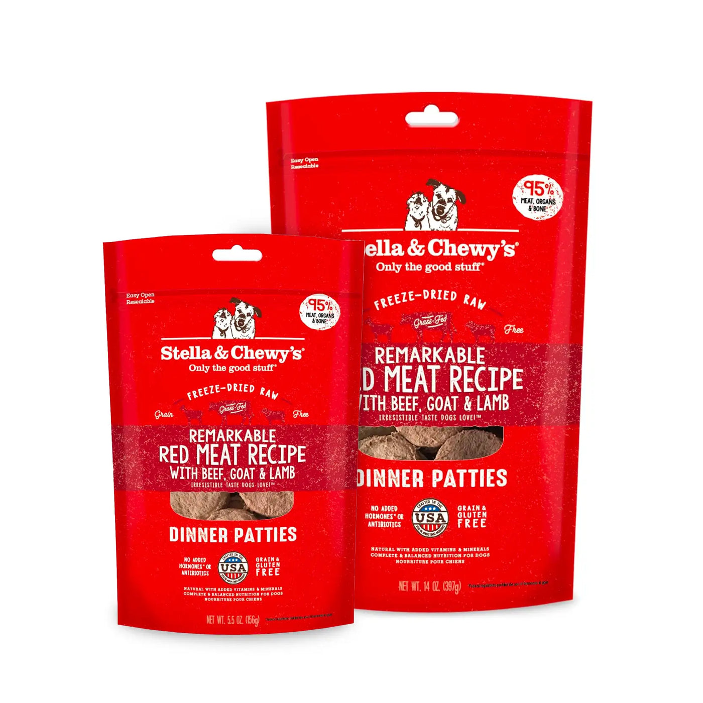 Stella & Chewy's - Freeze Dried Remarkable Red Meat Dinner Patties