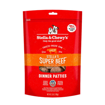 Stella & Chewy's - Freeze Dried Stella's Super Beef Dinner Patties - Vetopia