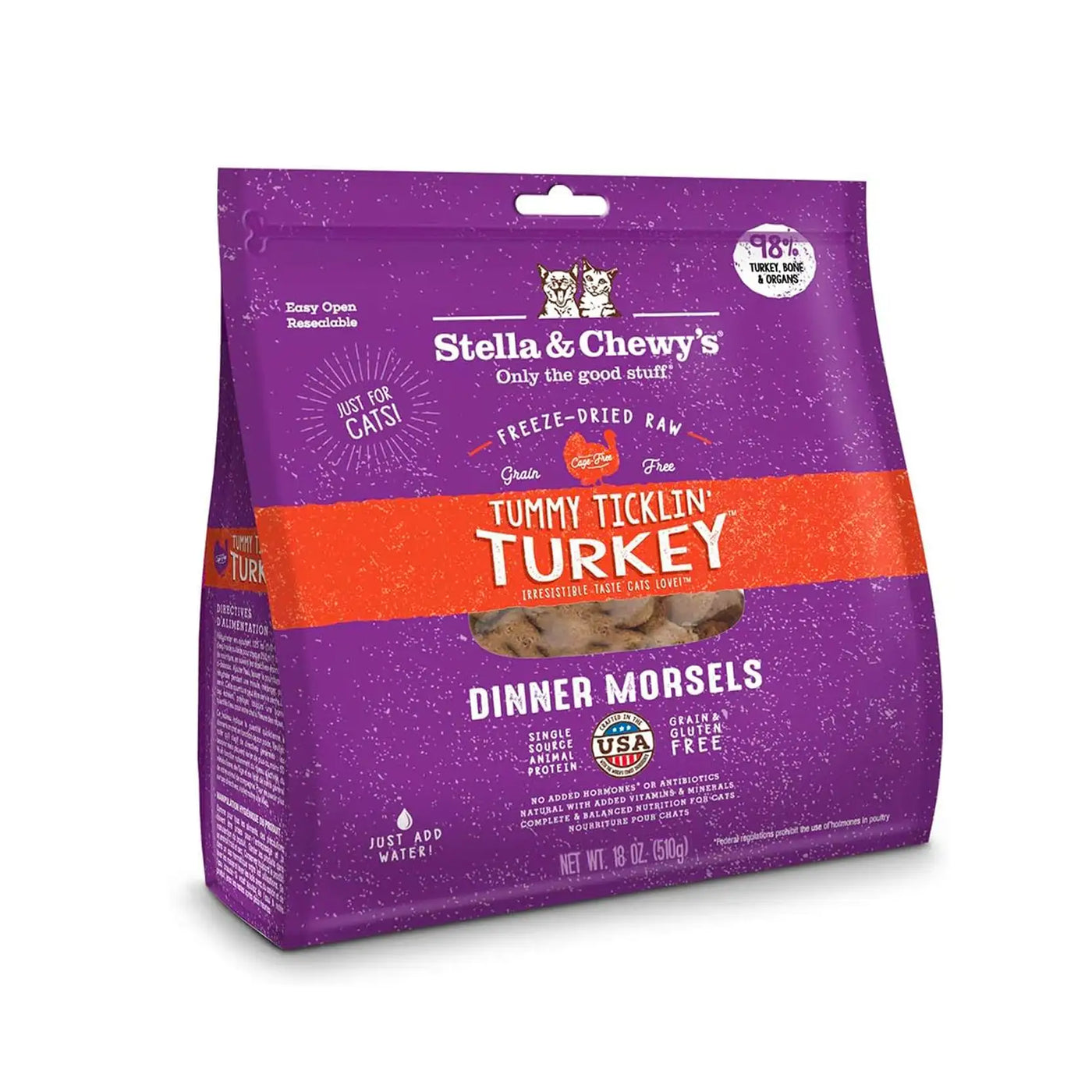 Stella & Chewy's - Freeze Dried Tummy Ticklin' Turkey Dinners Morsels (Cats)