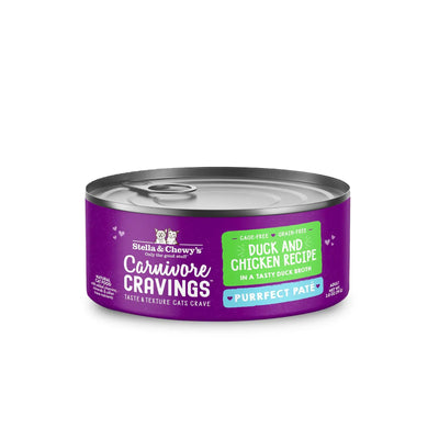 Stella & Chewy's - Carnivore Cravings Purrfect Pate Adult Cat Wet Food - Duck & Chicken Recipe 2.8oz