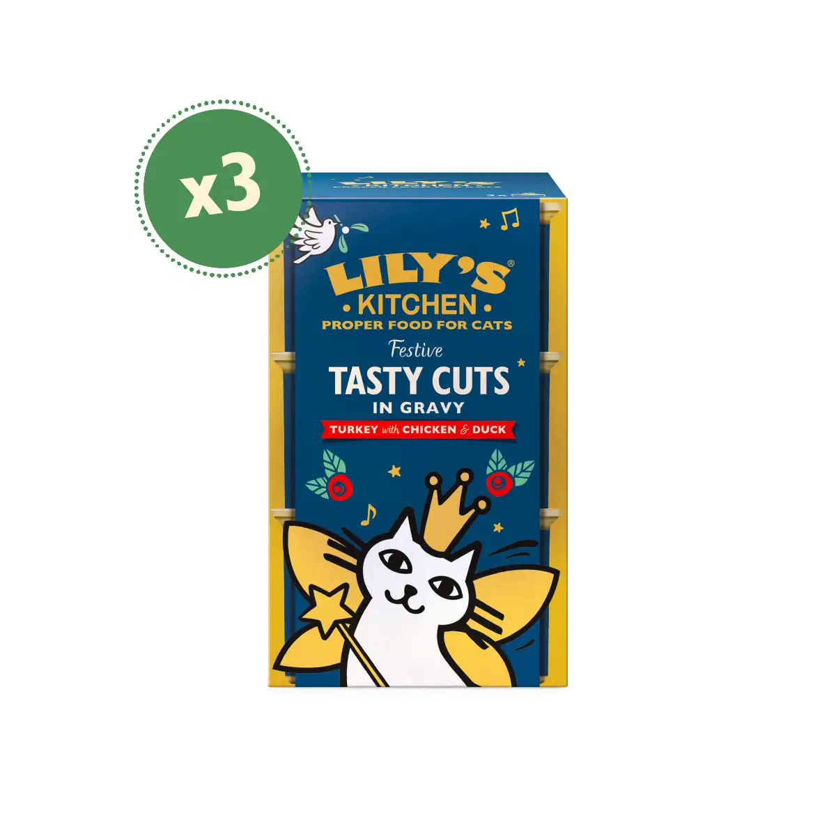 Lily's Kitchen | Festive Christmas Turkey Tasty Cuts for Cats | Vetopia