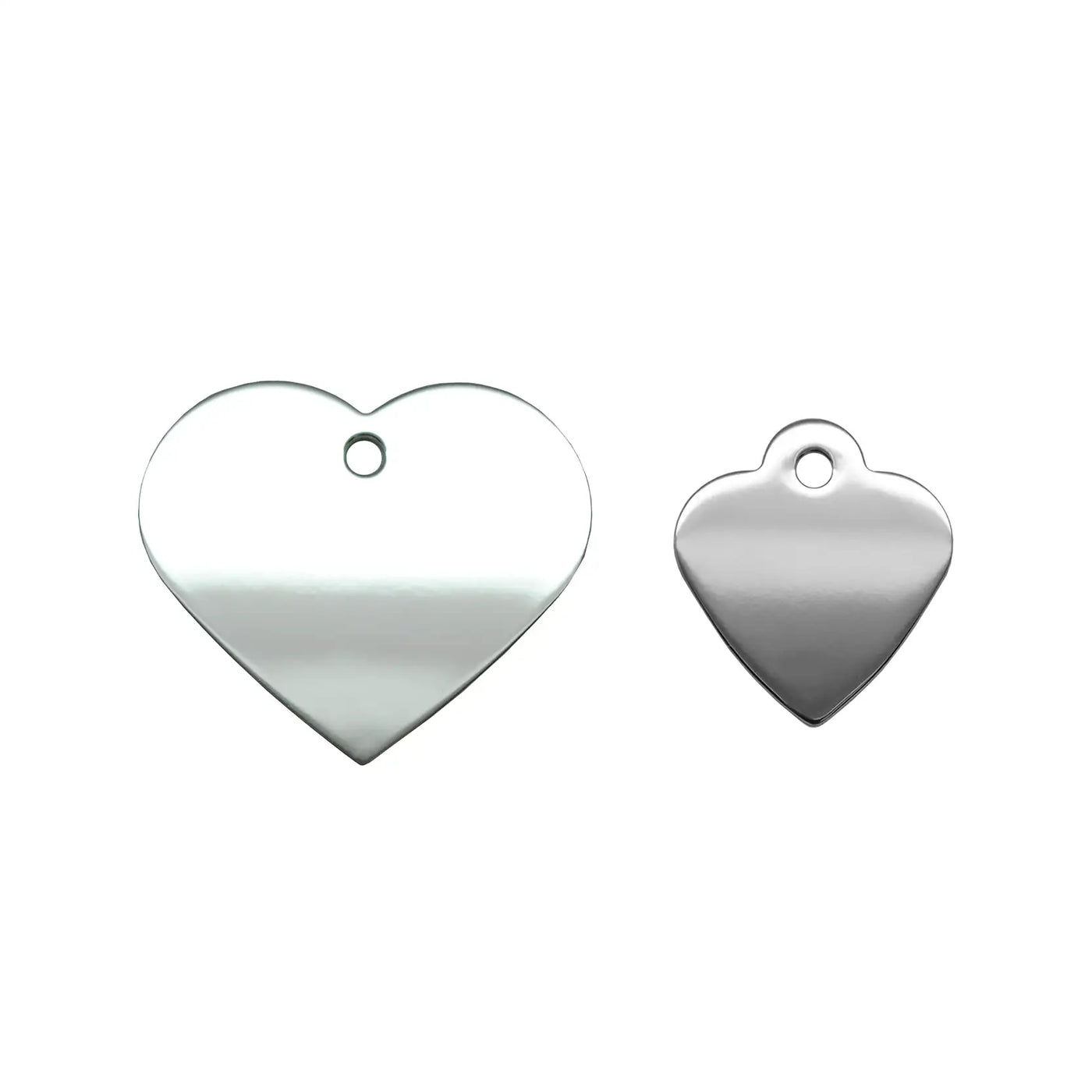 Thérèse Accessories | Classic Chrome Heart Pet ID Tags | Vetopia