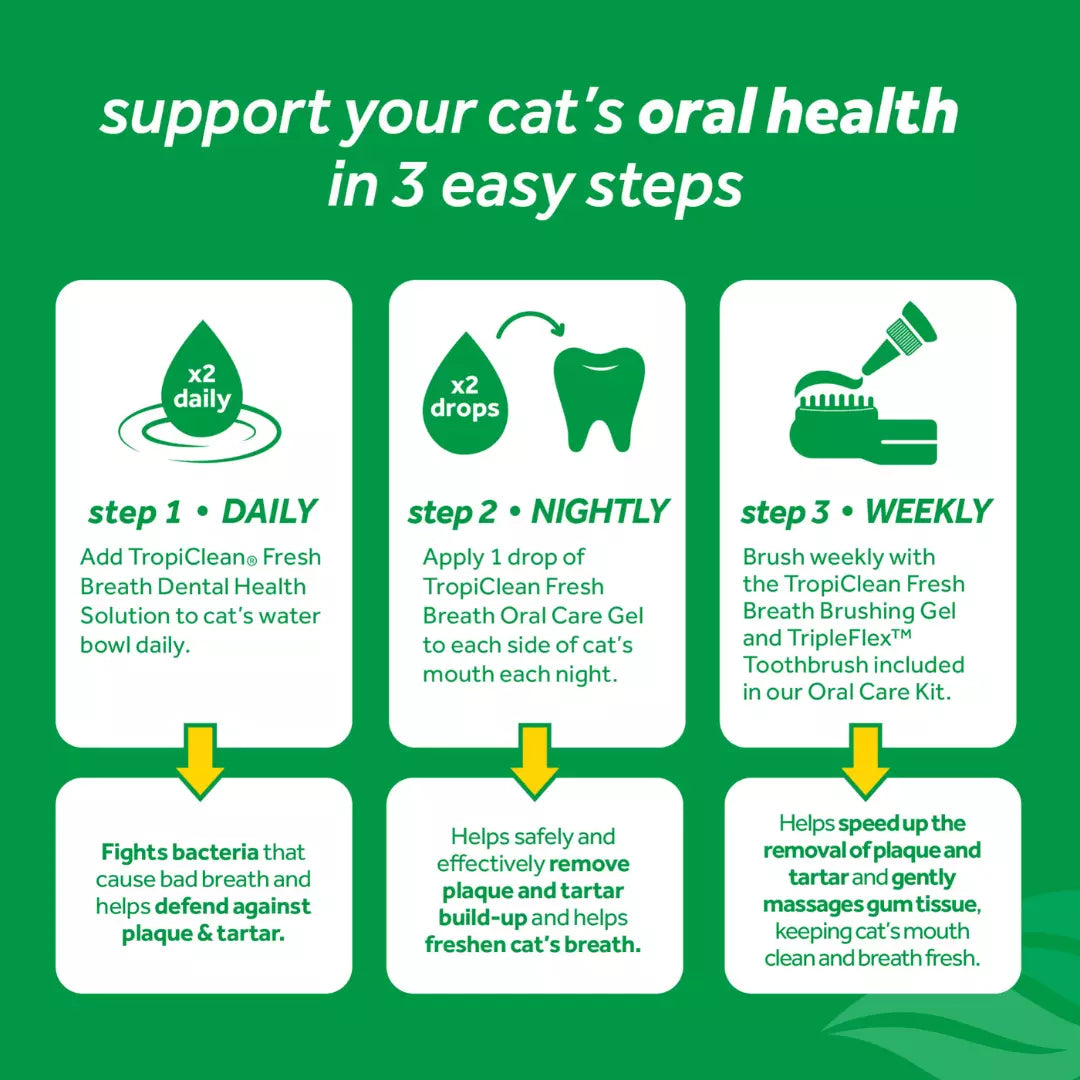 Tropiclean - Fresh Breath Oral Care Gel For Cats