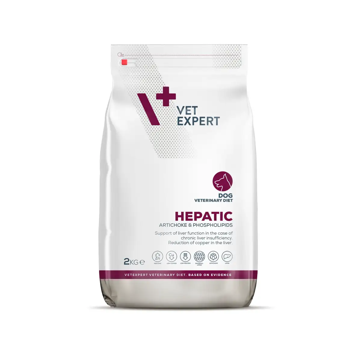 Vet Expert V+ Hepatic Dog Dry Food 2kg