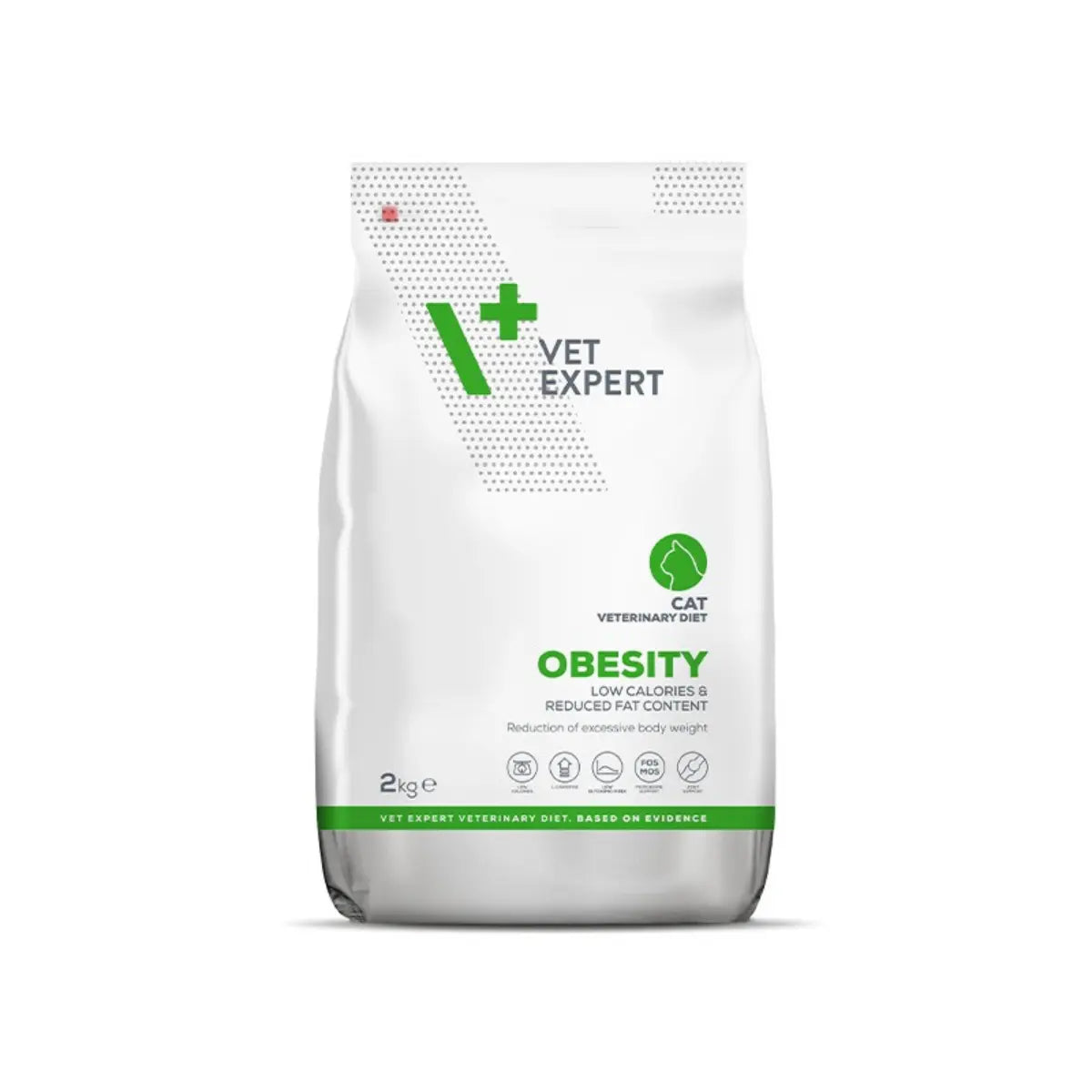 Vet Expert V+ Obesity Cat Dry Food 2kg