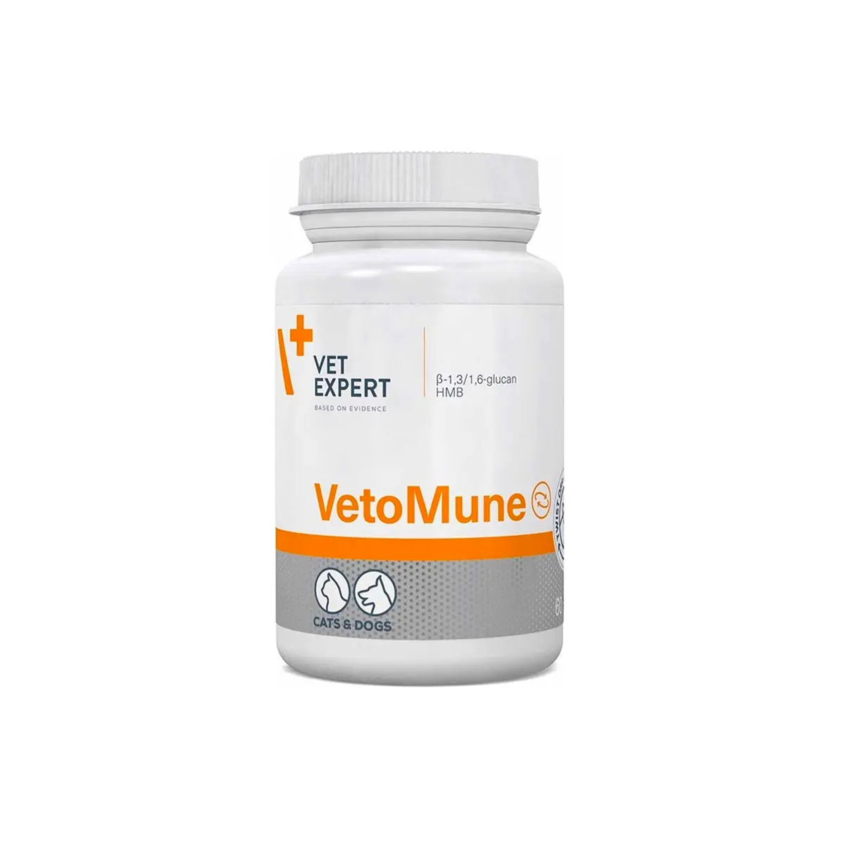 Vet Expert VetoMune (Immunity Supplements For Dogs & Cats) 60 Twist-Off Capsules