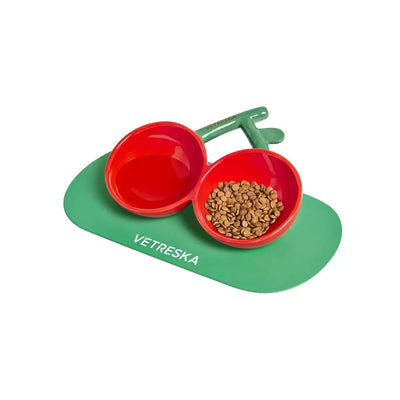 Vetreska - Cherry Ceramic Pet Bowl