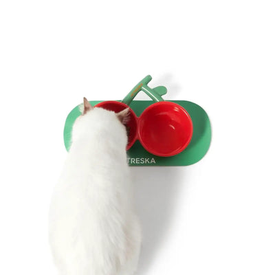 Vetreska - Cherry Ceramic Pet Bowl