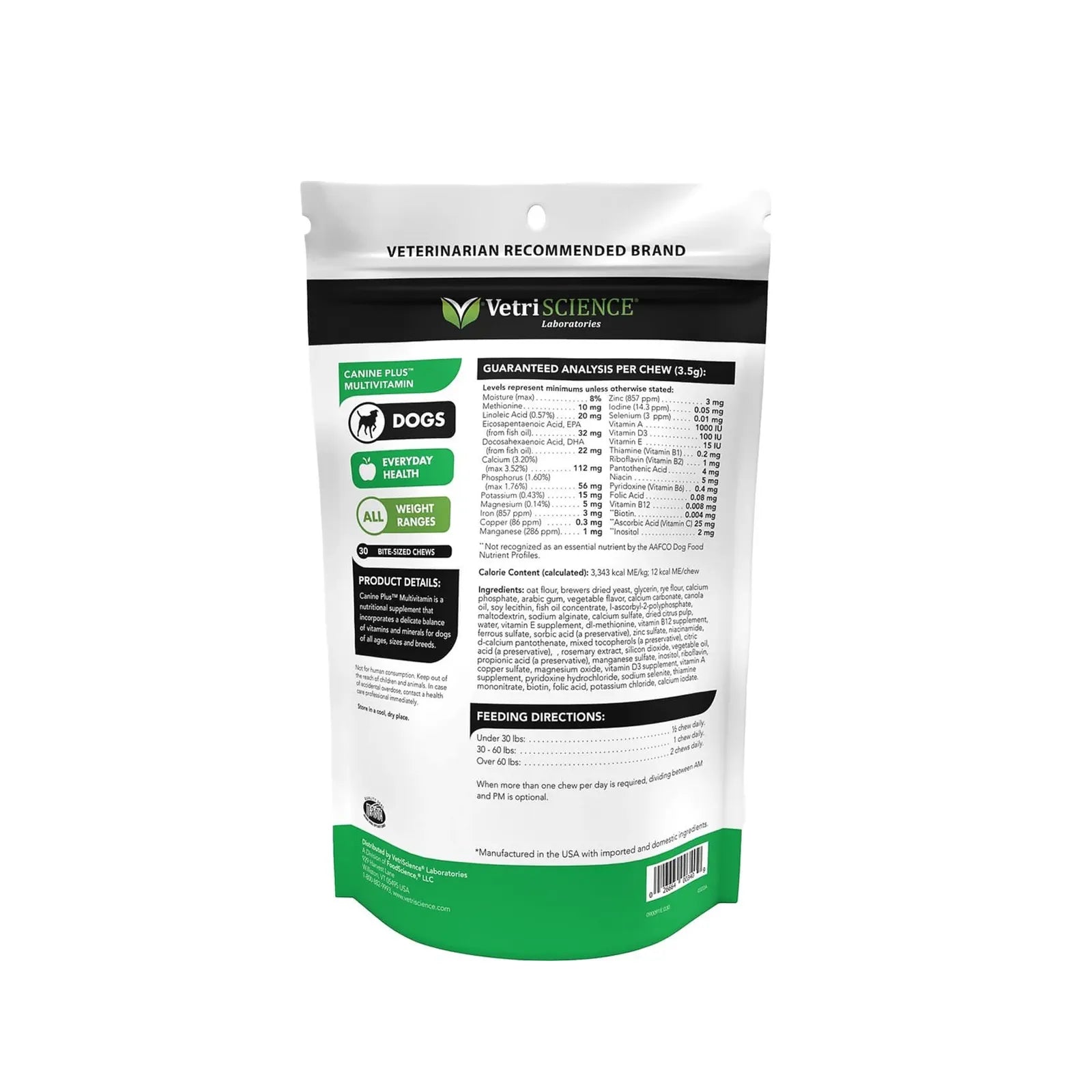 VetriScience Canine Plus Multivitamin Bite-Sized Chews – Vetopia