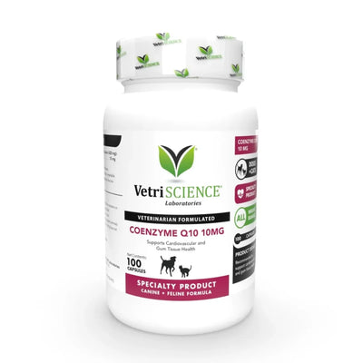 VetriScience | Coenzyme Q10 Antioxidant Supplement for Dogs & Cats