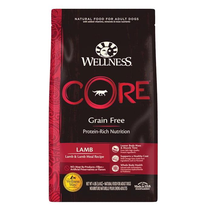 Wellness CORE - Grain Free Dog Food - Lamb Meal