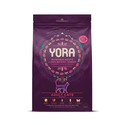 Yora - 單一昆蟲蛋白頂級完整配方成貓乾糧