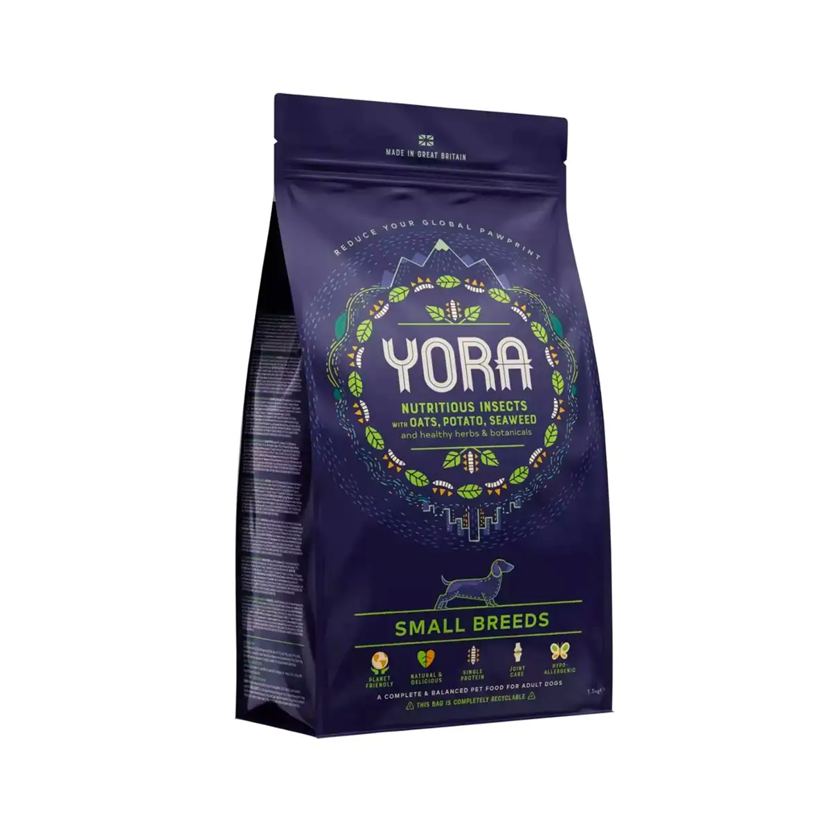 Yora - Complete Insect Based Adult Small Breed Dog Food