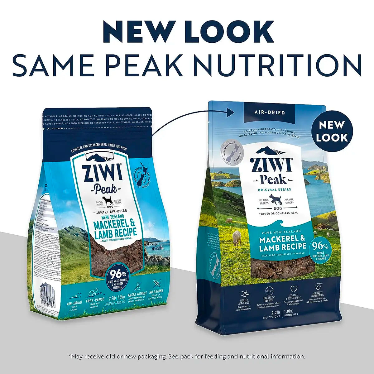 ZiwiPeak Air-Dried Dog Food - Mackerel & Lamb