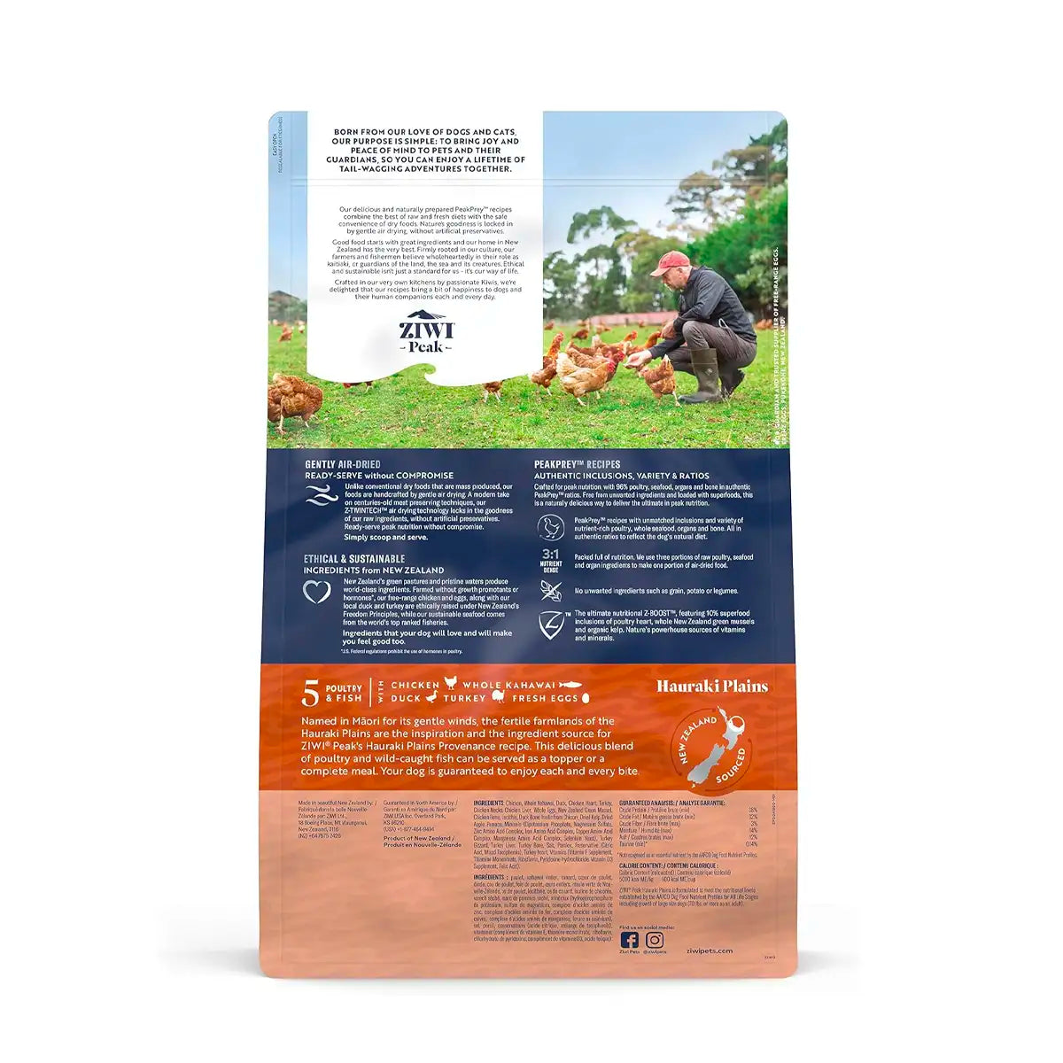ZiwiPeak Air-Dried Hauraki Plains Recipe For Dogs