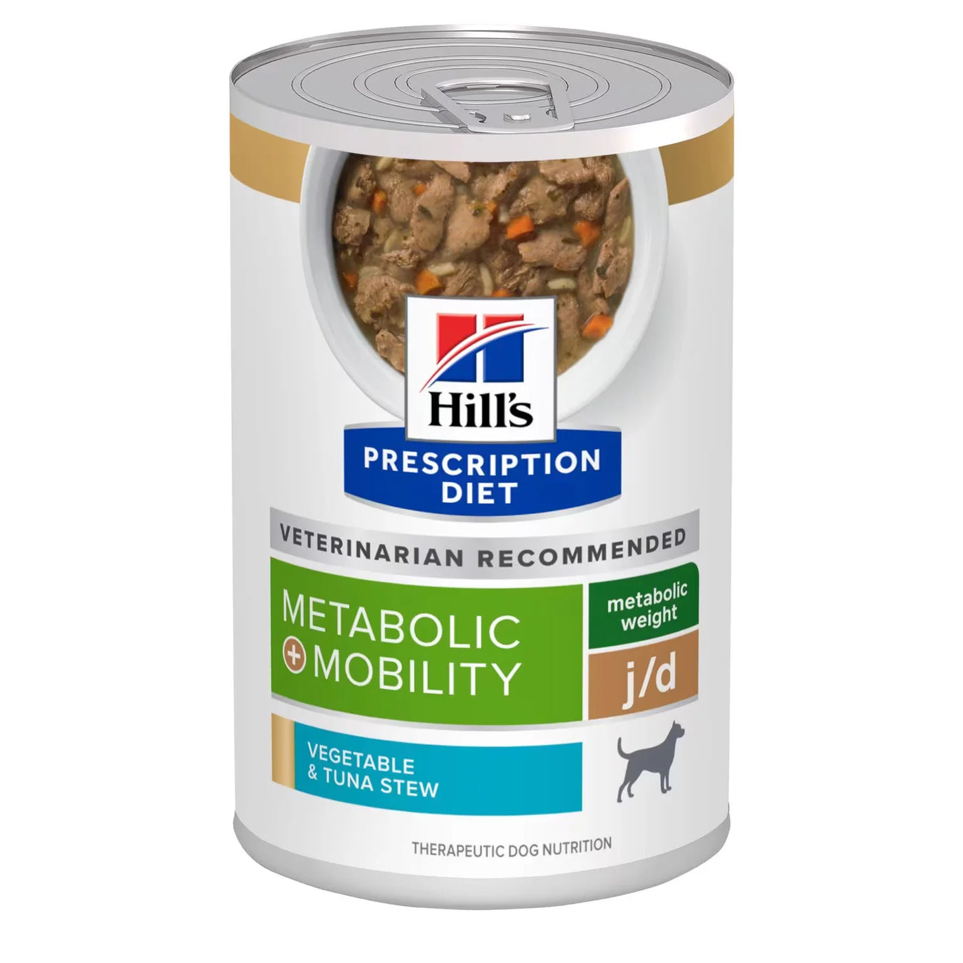 Hill's 希爾思處方食品 - J/D Metabolic+ 犬用體重管理及關節護理配方罐頭 (吞拿魚燉蔬菜味) 12.5安士