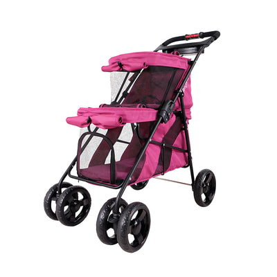 Ibiyaya | Double Decker Pet Bus Dog-Cat Stroller | Vetopia