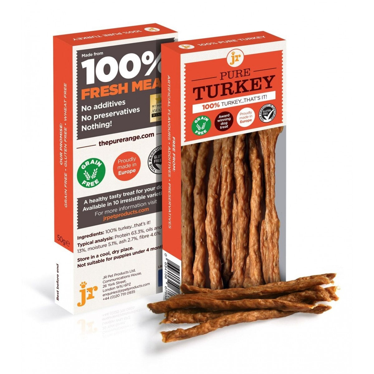 JR - The Award Winning Pure Range Turkey Sticks 50g