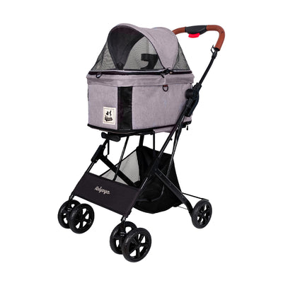 Ibiyaya | Tri-fold Pet Stroller with Detachable Carrier | Vetopia