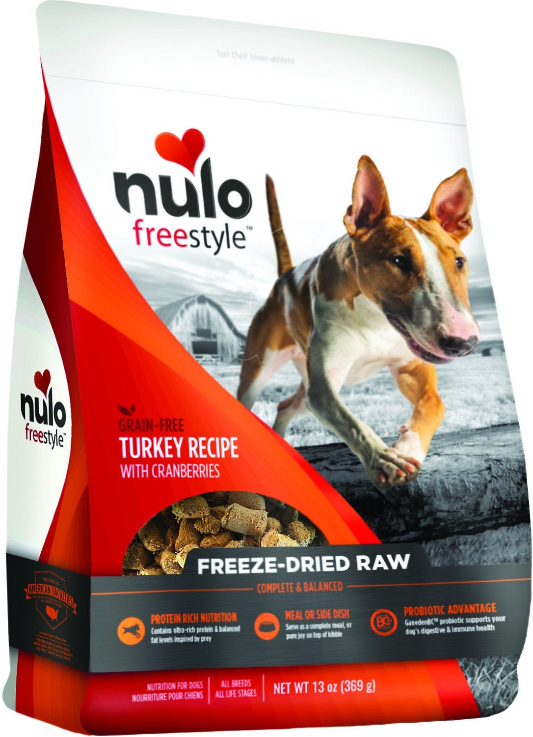 Nulo Freestyle Freeze-Dried Raw Dog Food - Turkey & Cranberries