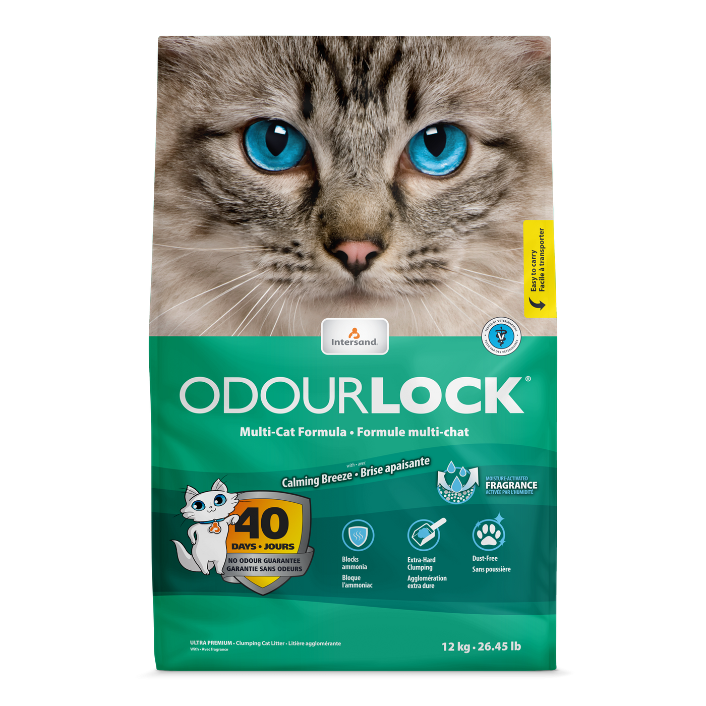 Intersand ODOURLOCK ULTRA PREMIUM Cat Litter 12kg (Scented)