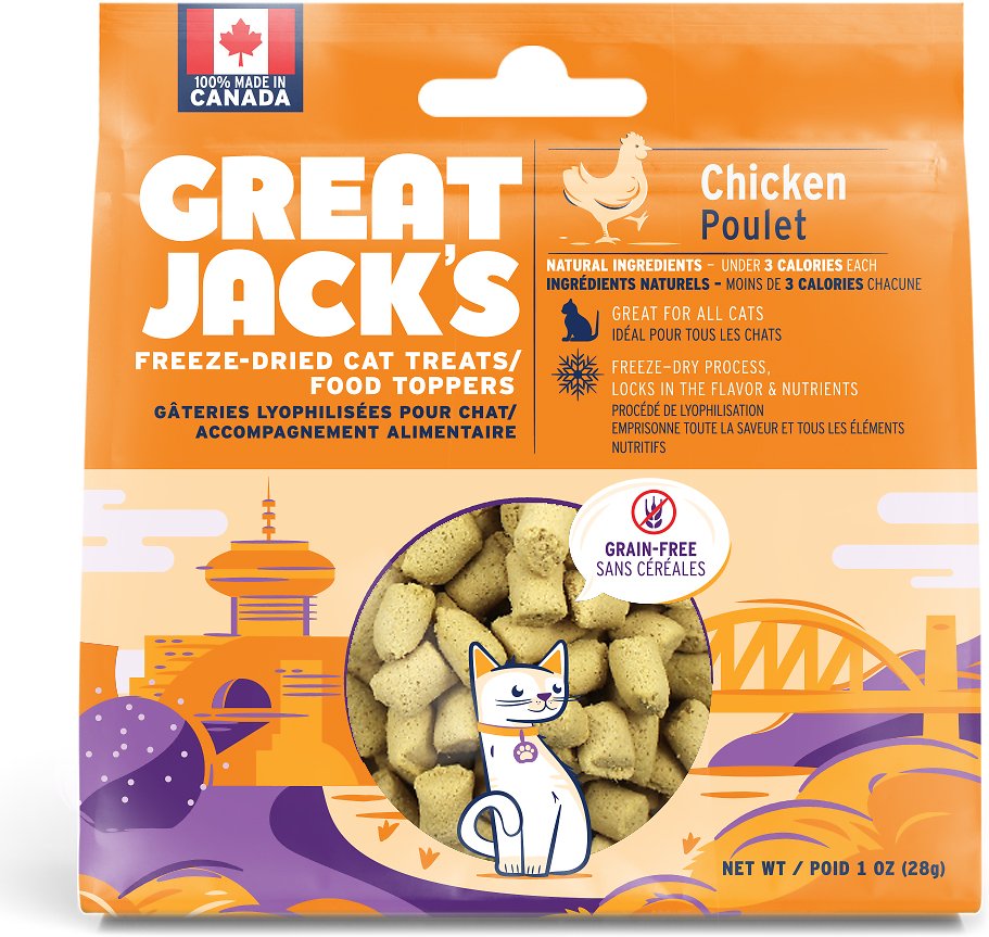 Great Jack's Chicken Freeze-Dried Grain-Free Cat Treats