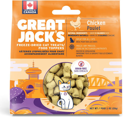 Great Jack's Chicken Freeze-Dried Grain-Free Cat Treats