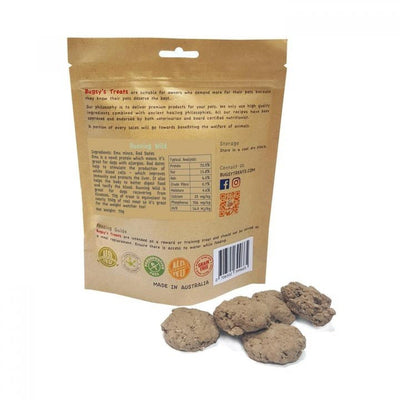 Bugsy's Dog Treats - Running Wild: Emu and Red Dates 70g
