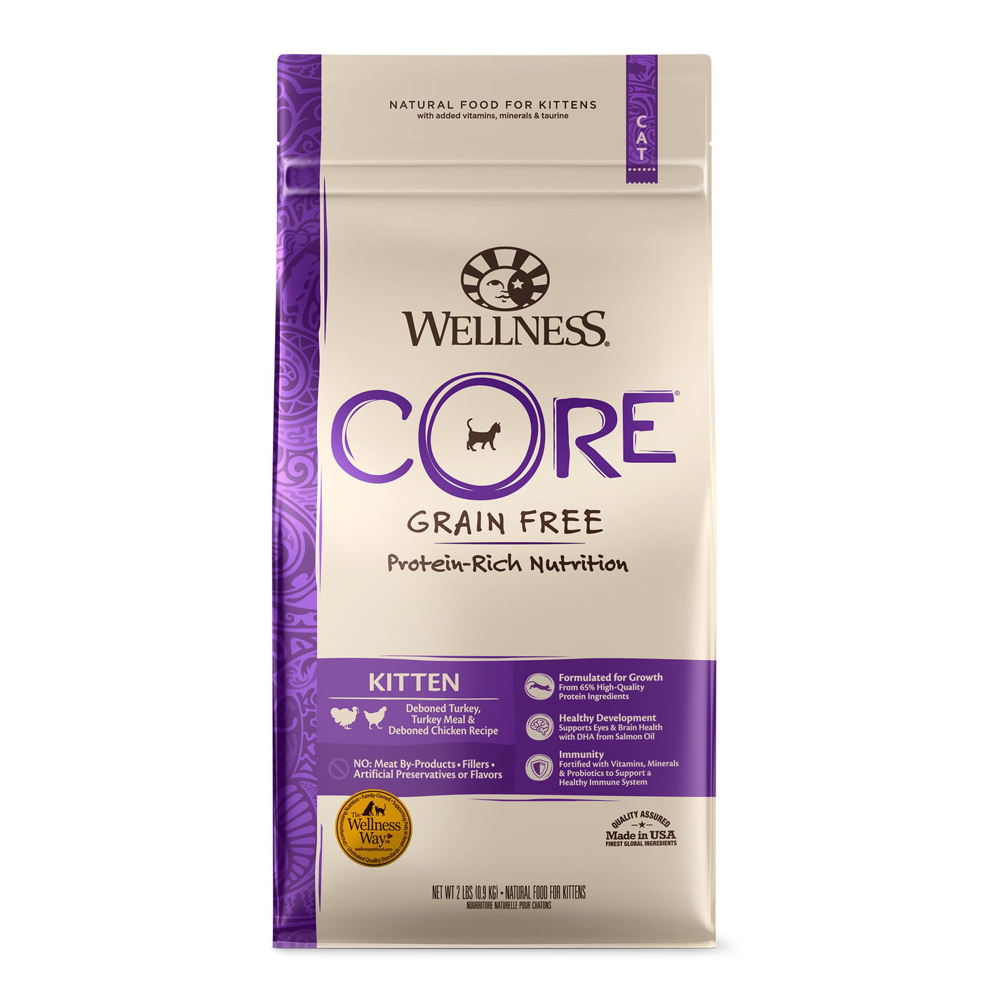 Wellness CORE - Grain Free Cat Food - Kitten 5lb