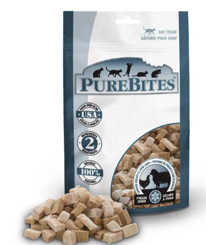 PureBites - Freeze Dried Chicken Breast and Lamb Liver Cat Treats 28g