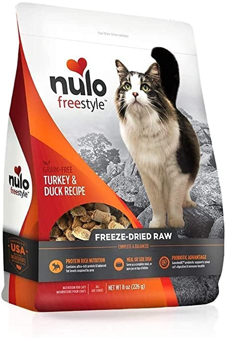 Nulo Freestyle Freeze-Dried Raw Cat Food - Turkey & Duck Recipe