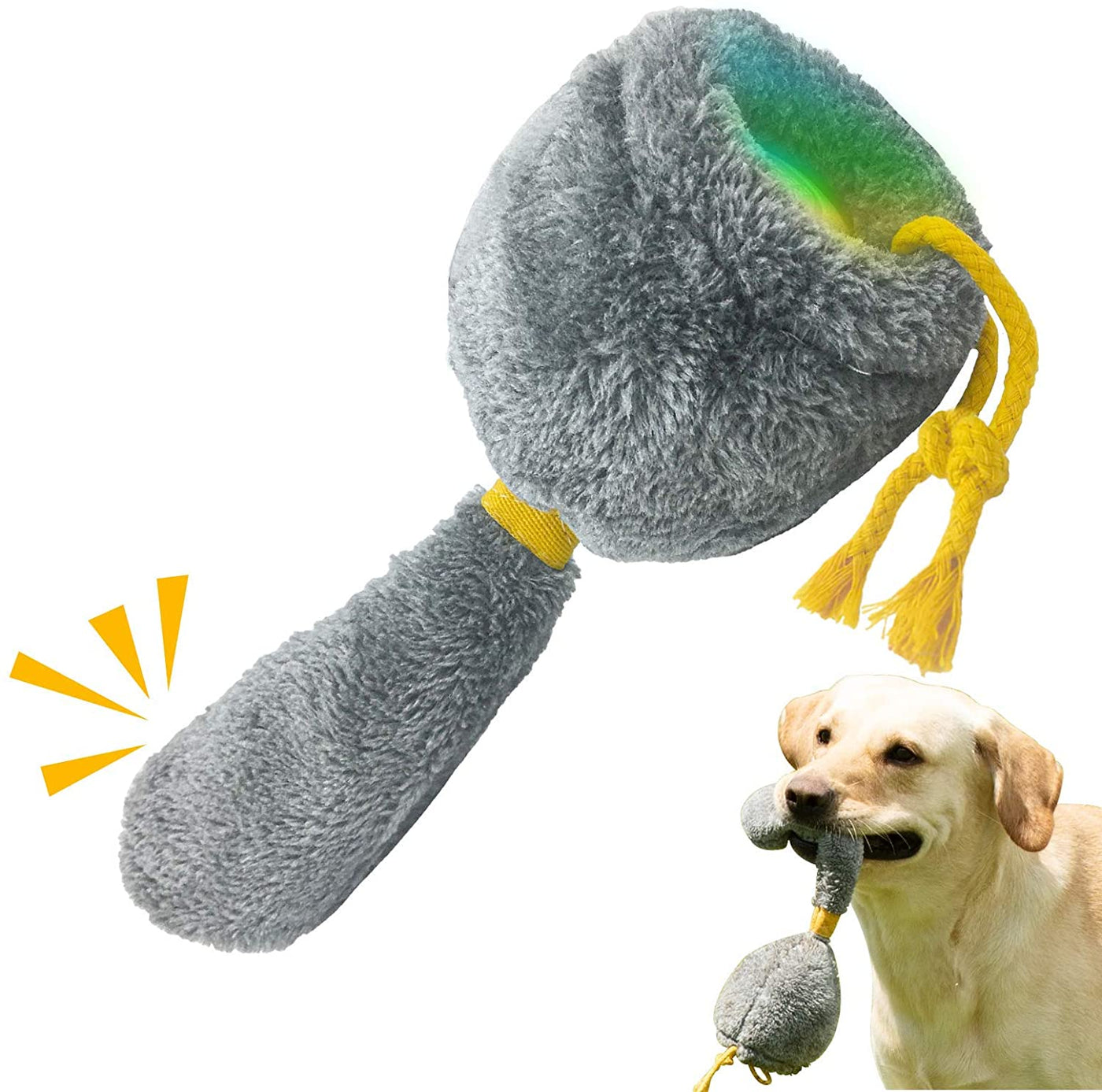 Bentopal Dog Squeaky Toy with Plush Toys Motion Activated P22