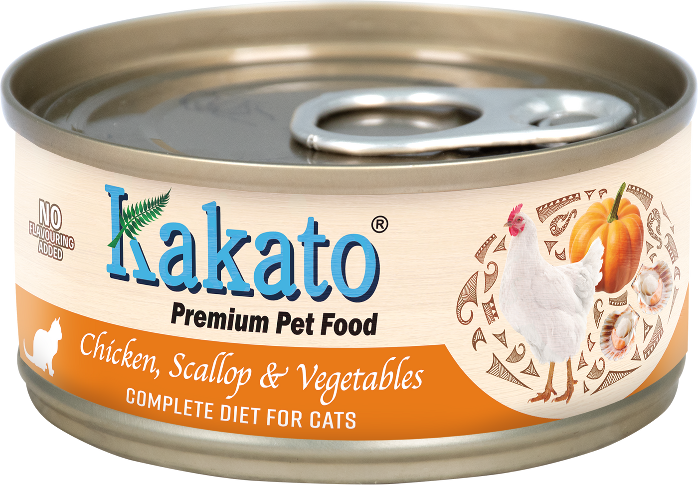 Kakato Complete Diet Tinned Food - Chicken, Scallop & Vegetables