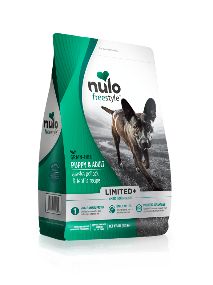 Nulo Freestyle Grain-Free Dog Food - Limited+ Alaska Pollock Recipe 22lb