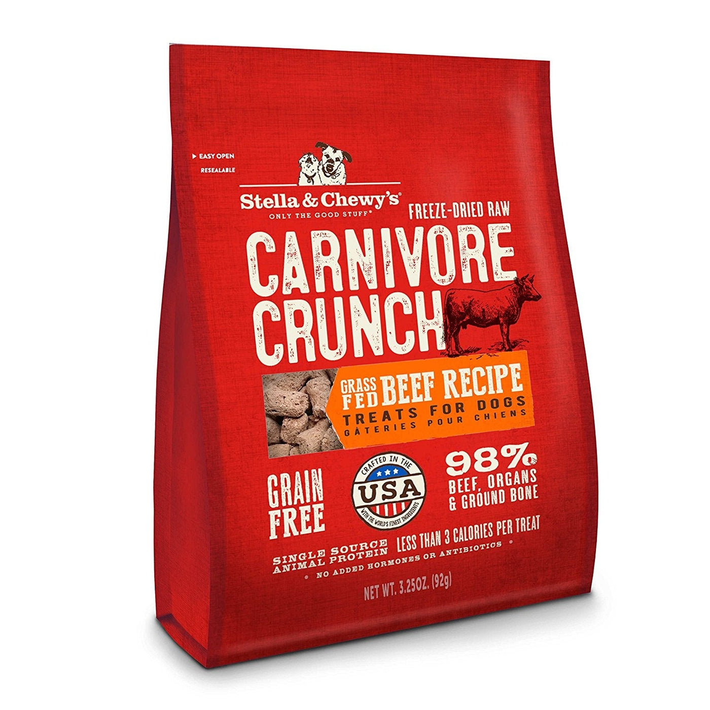 [Exp: Dec 2023] Stella & Chewy's - Carnivore Crunch Beef Recipe 3.25oz